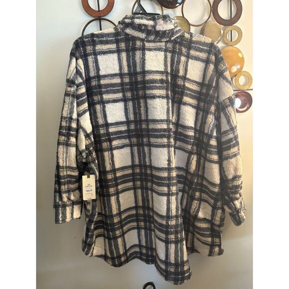 Terra Sky 3x Snap Sherpa Shirt/Jacket New With Tags_Womens - Picture 2 of 4